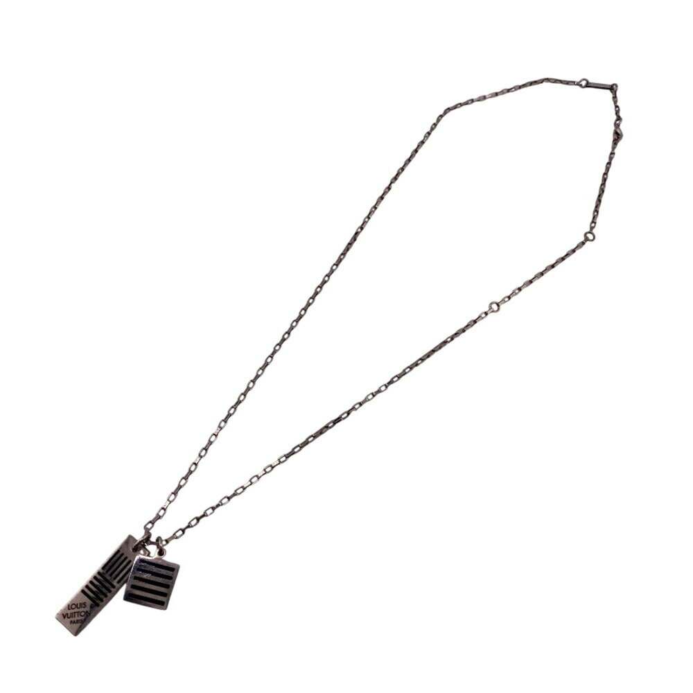 LOUIS VUITTON Brown Damier Necklace - Picture 2 of 8